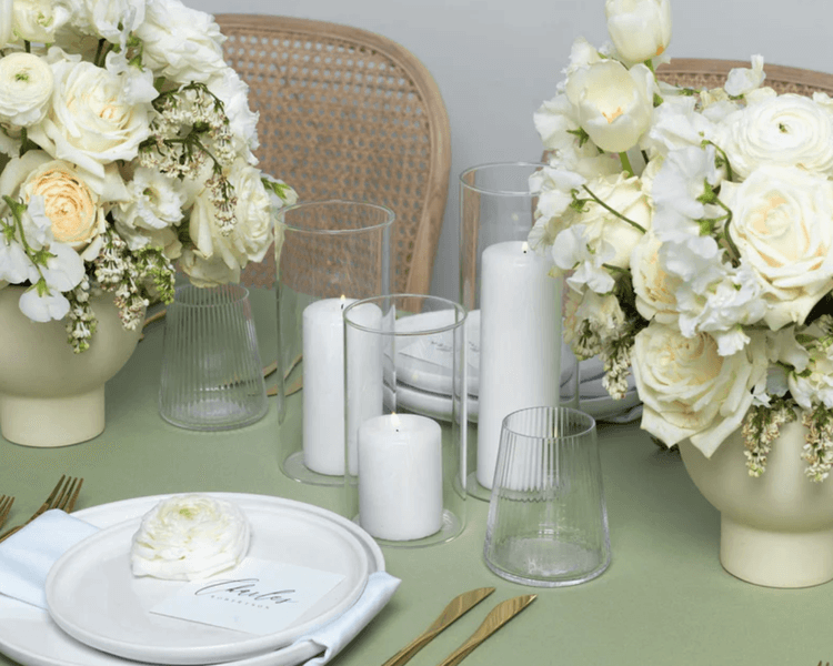 Bundle of Candles, Cylinder Vases, Lanterns 2