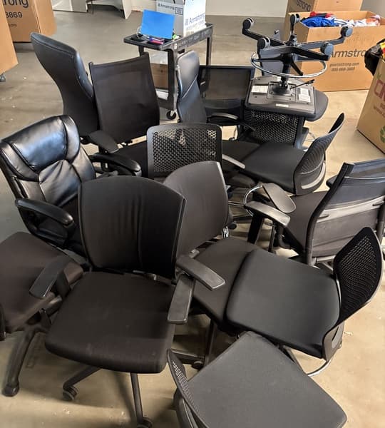 Assorted Black Office Charis 1